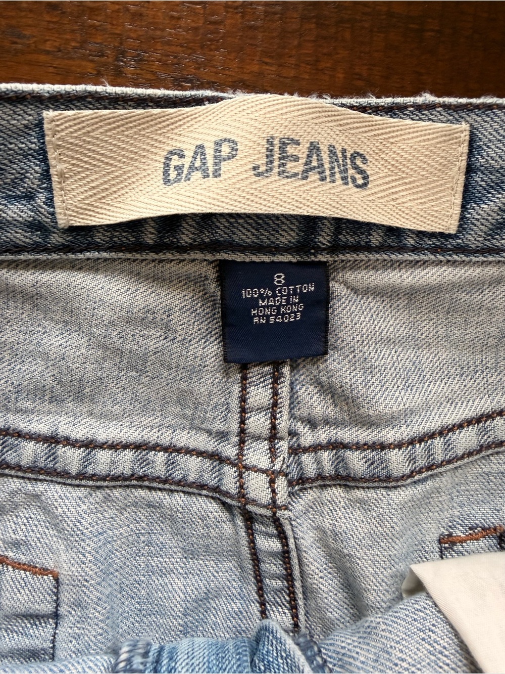 GAP Light Wash Denim Pencil Skirt - - Picture 3 of 5
